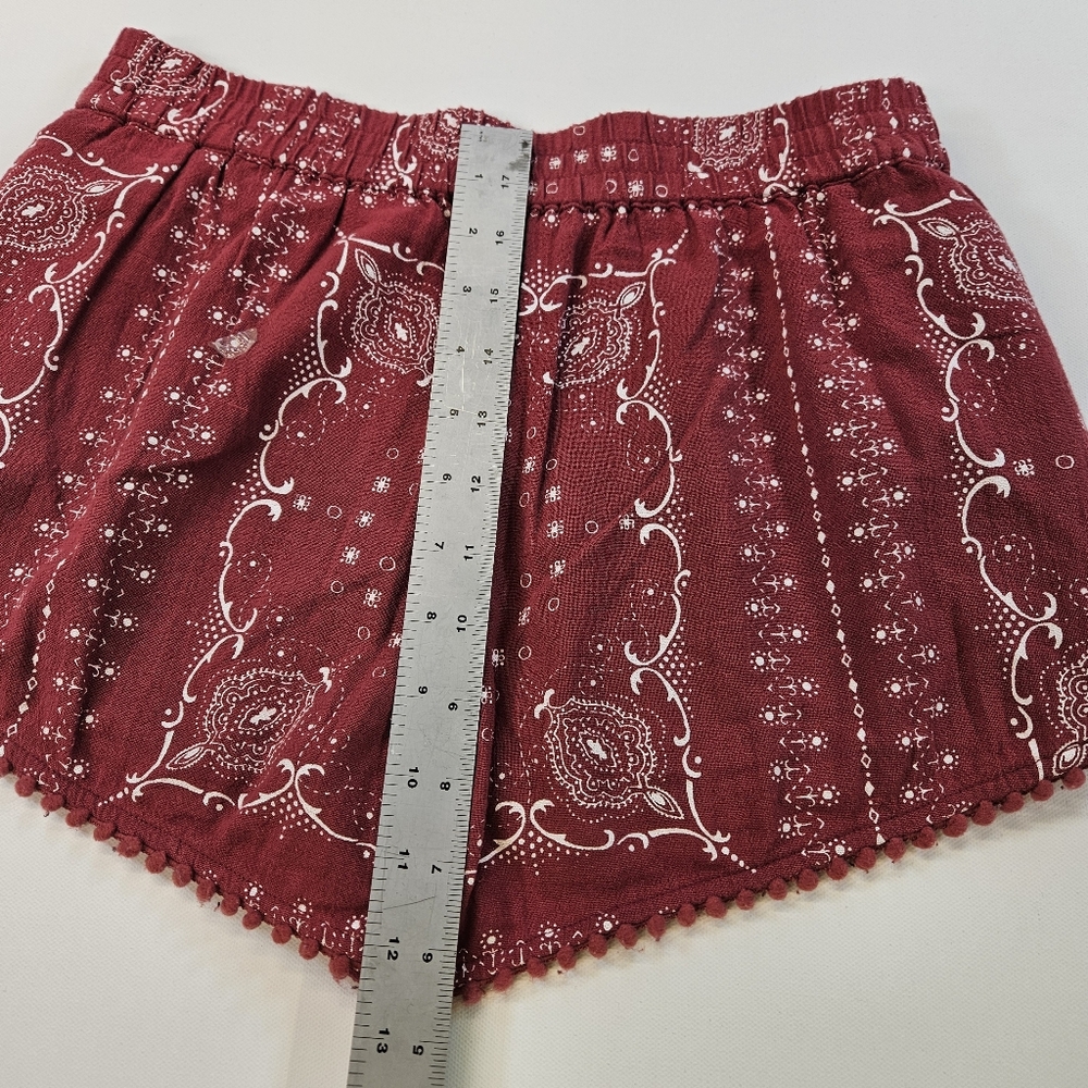 Madewell Oahu Cover-Up Shorts in Vintage Red Bandana Size XS X-Small - Picture 7 of 7